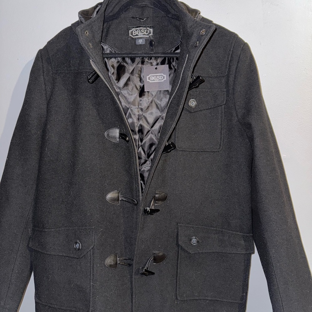 *NEW*Men's BGSD Nathan Wool Blend Short Toggle Coat